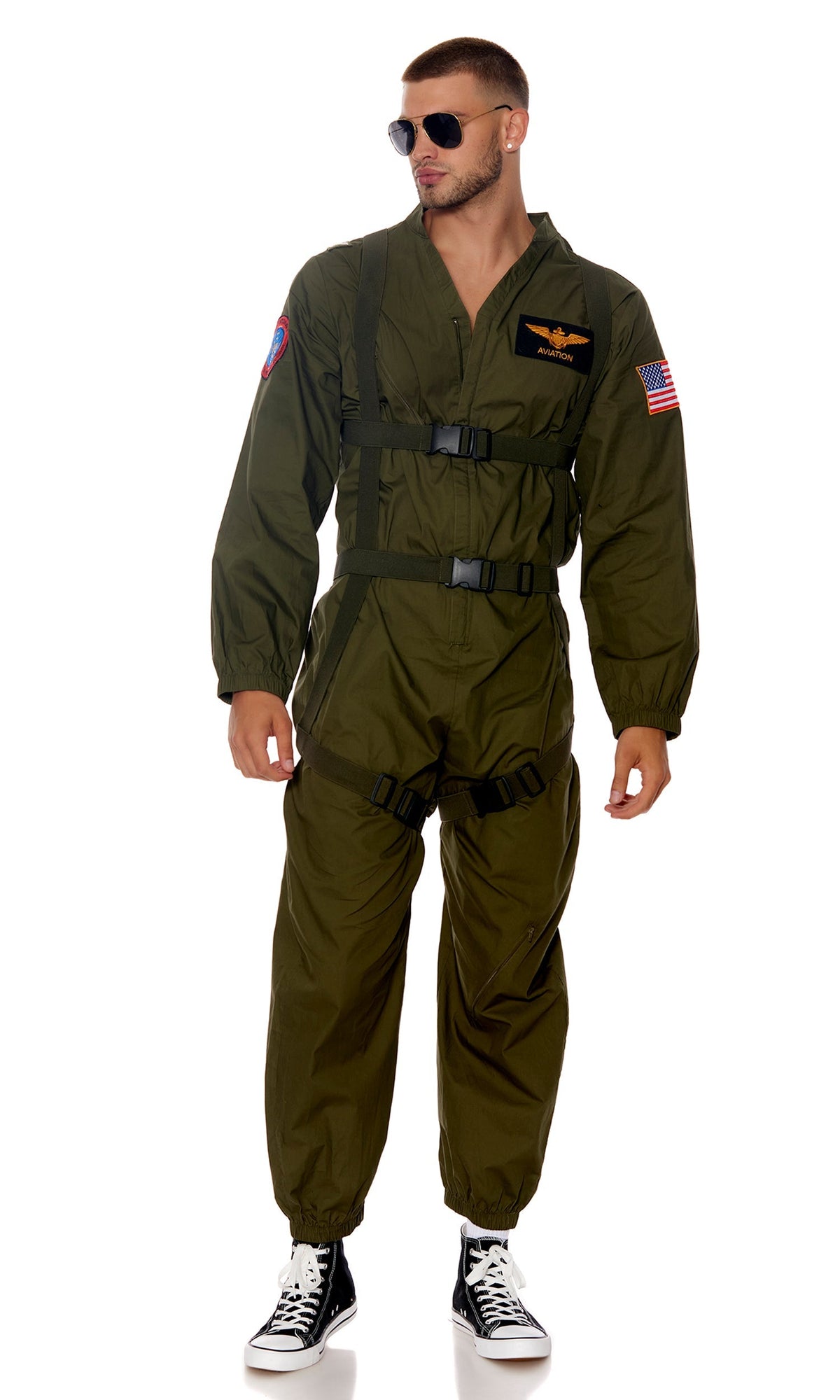 Flight or Fight Men's Movie Character Costume - full look