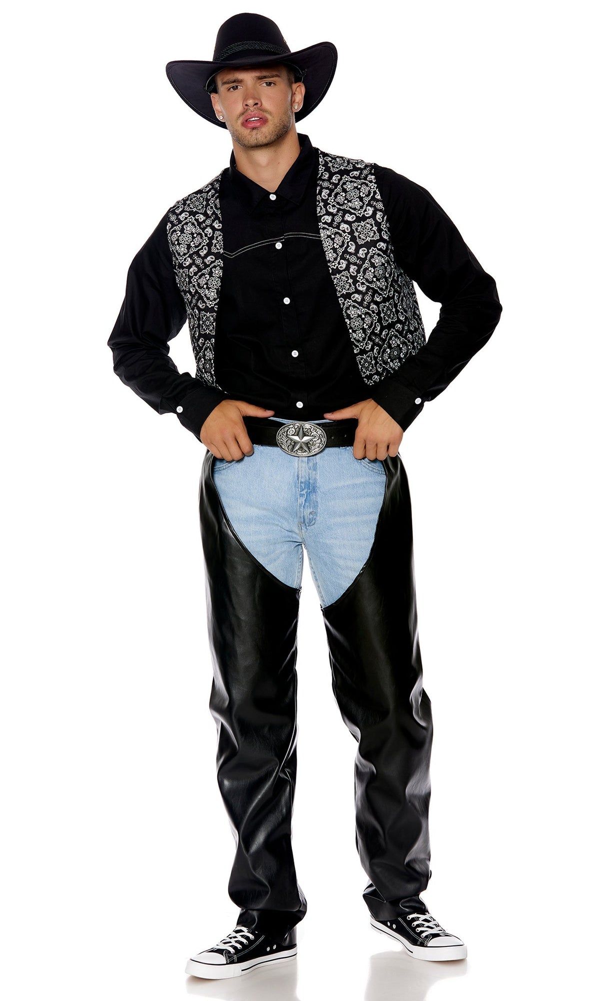 Lets Ride Men's Cowboy Costume - back