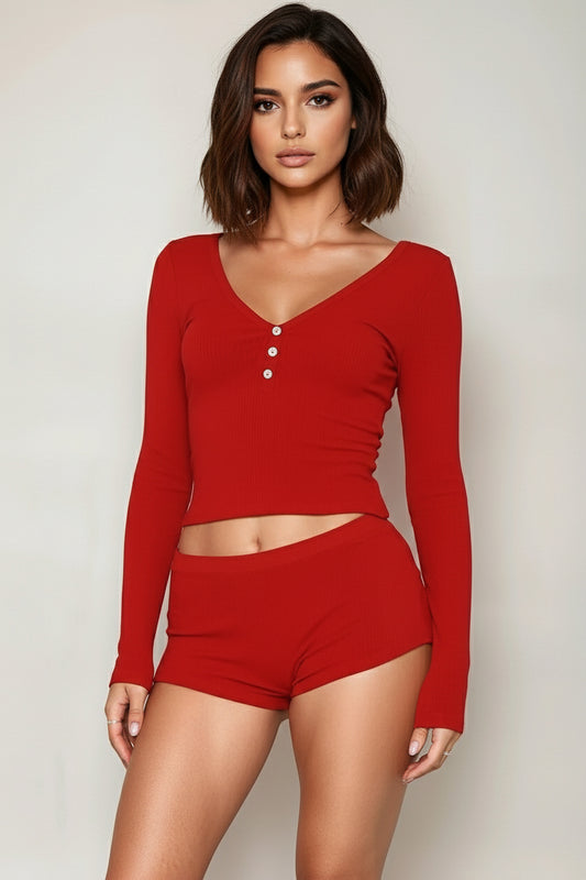 Soft Lounge Sleeve Loungewear Set