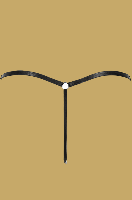 Papillon Embroidered Thong