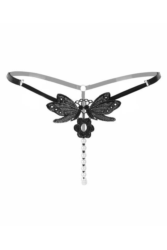🎁 Papillon Embroidered Thong (100% off)