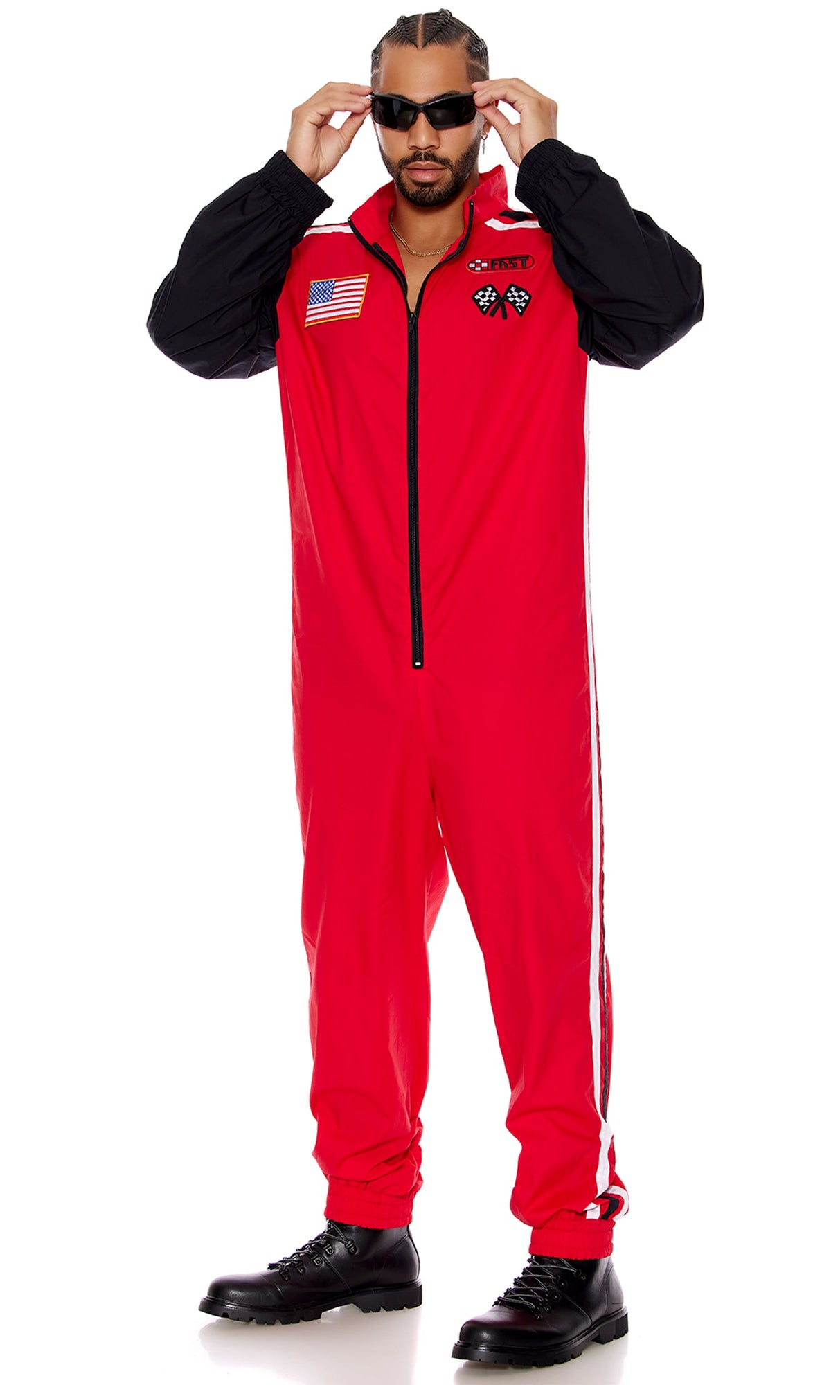 Full Throttle 2-Piece Men's Racer Costume - view 6