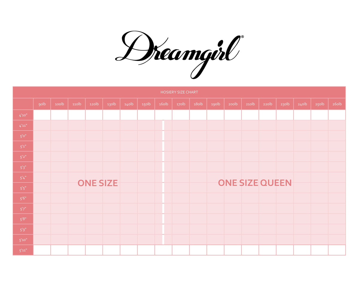 Dreamgirl Sheer Thigh High with Back Seam