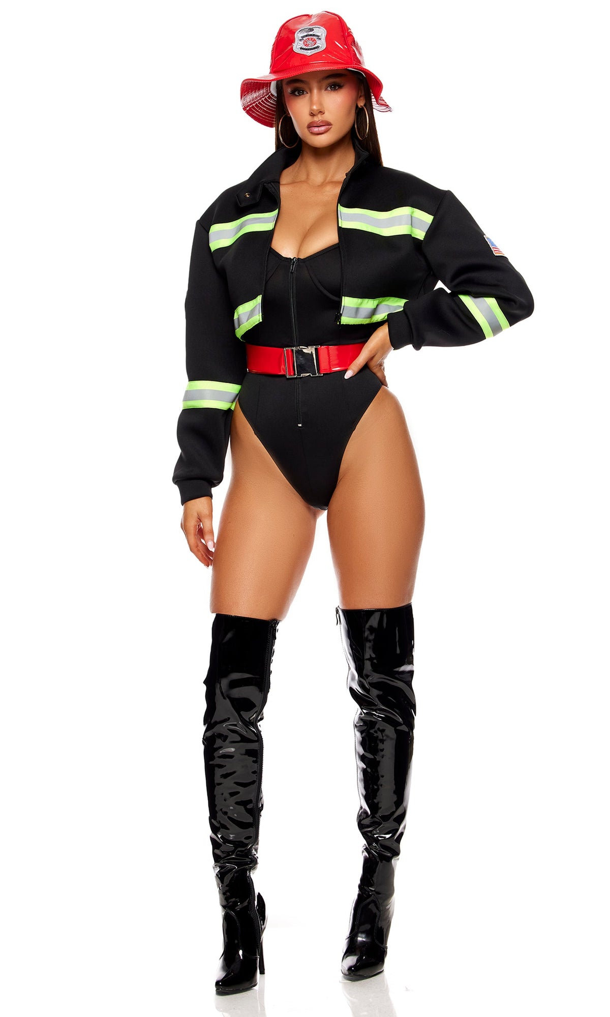 Fight My Fire Firefighter Costume - hat accessory