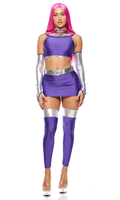 Star Princess 6-Piece Comic Book Character Costume - front