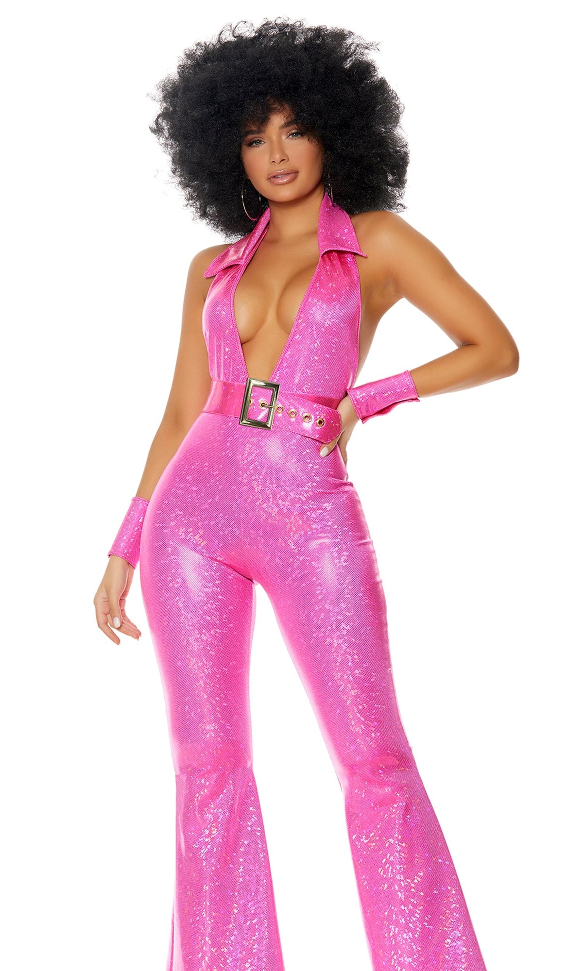 Foxy Lady Sexy Disco Costume - front