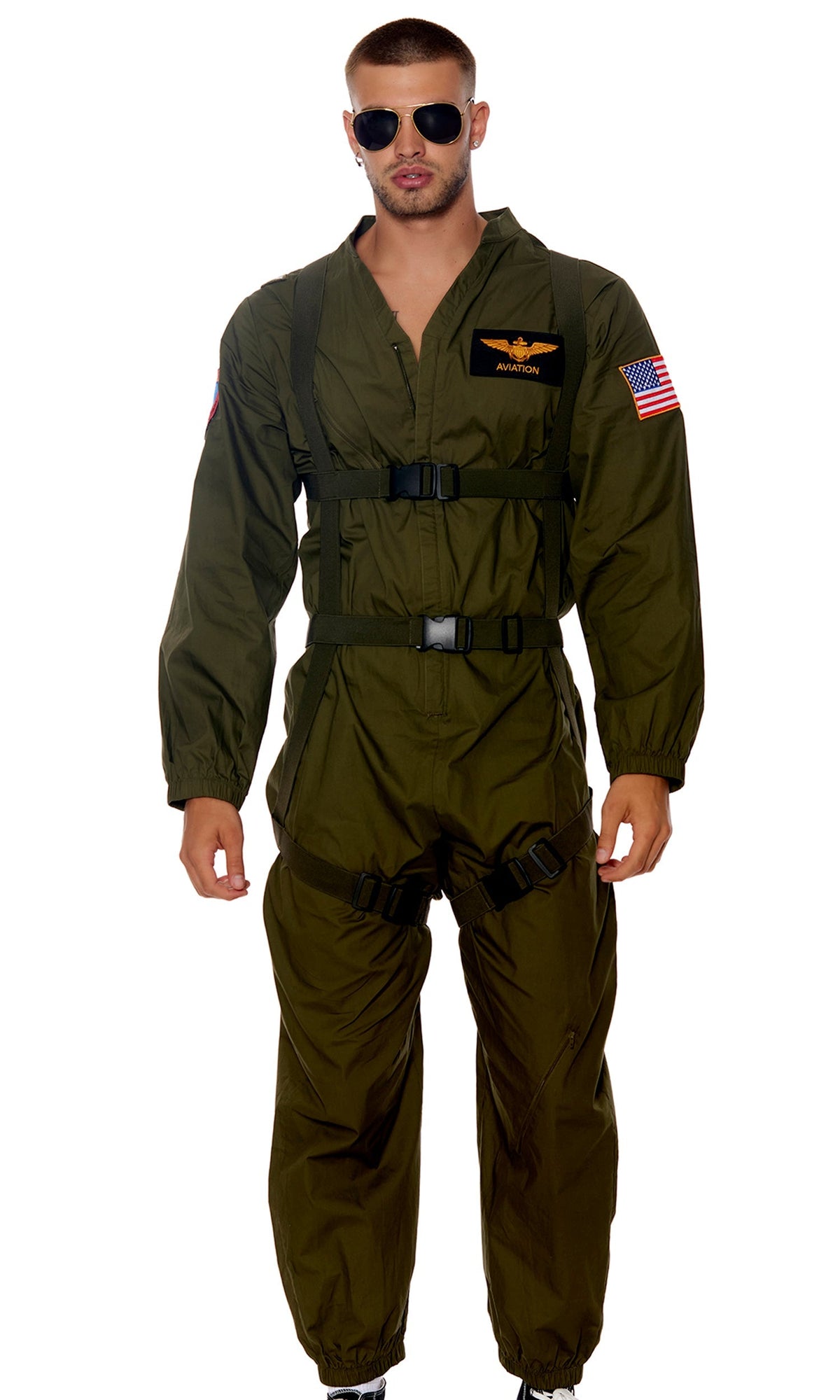 Flight or Fight Men's Movie Character Costume - front