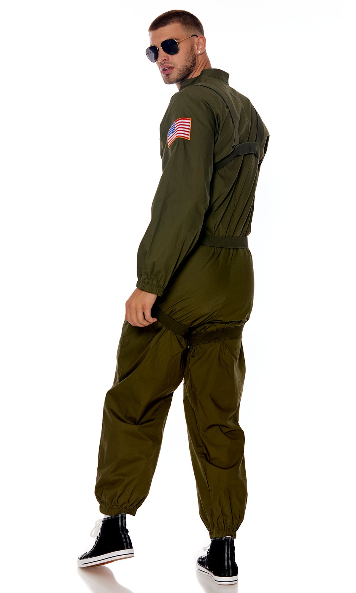 Flight or Fight Men's Movie Character Costume - side