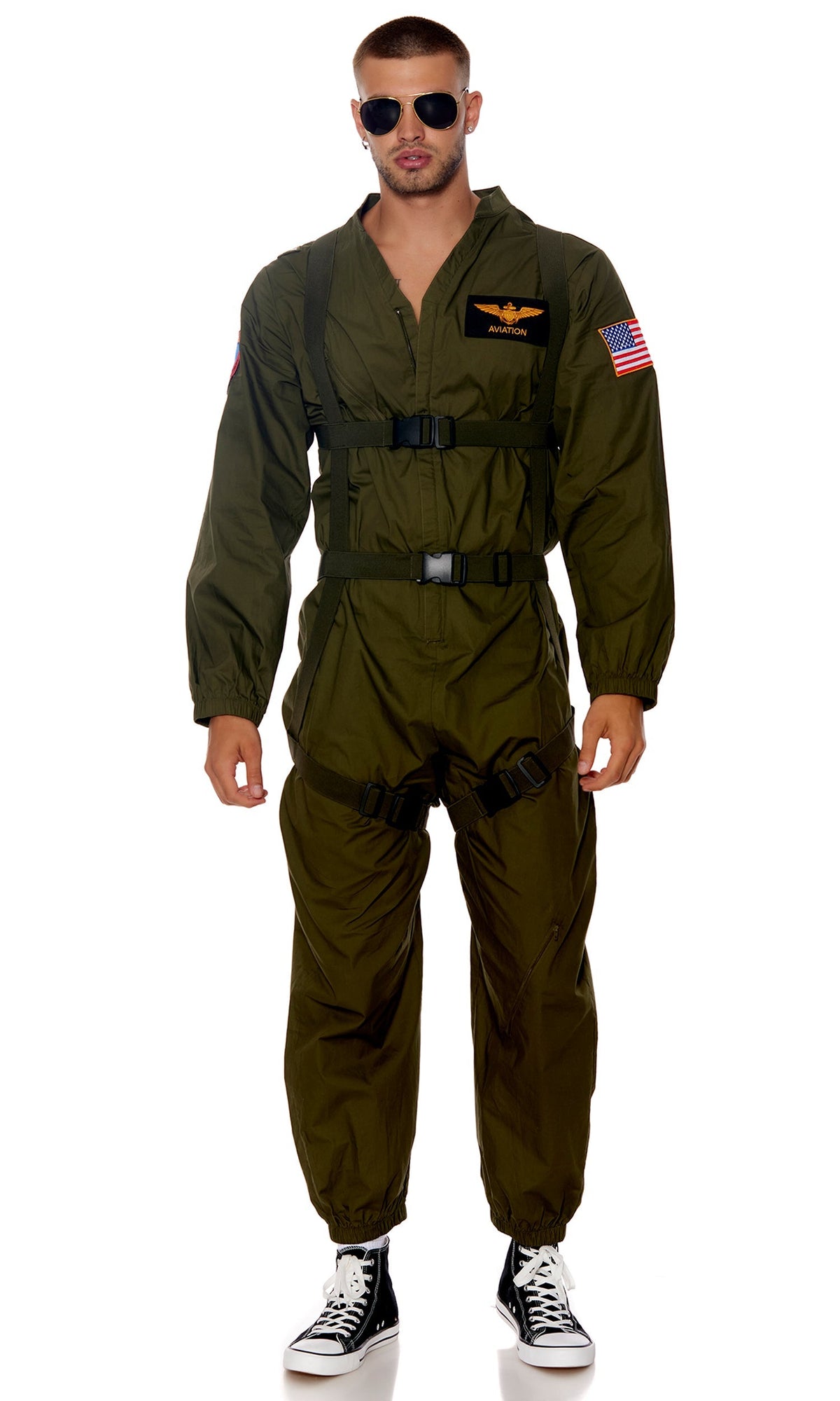 Flight or Fight Men's Movie Character Costume - detail