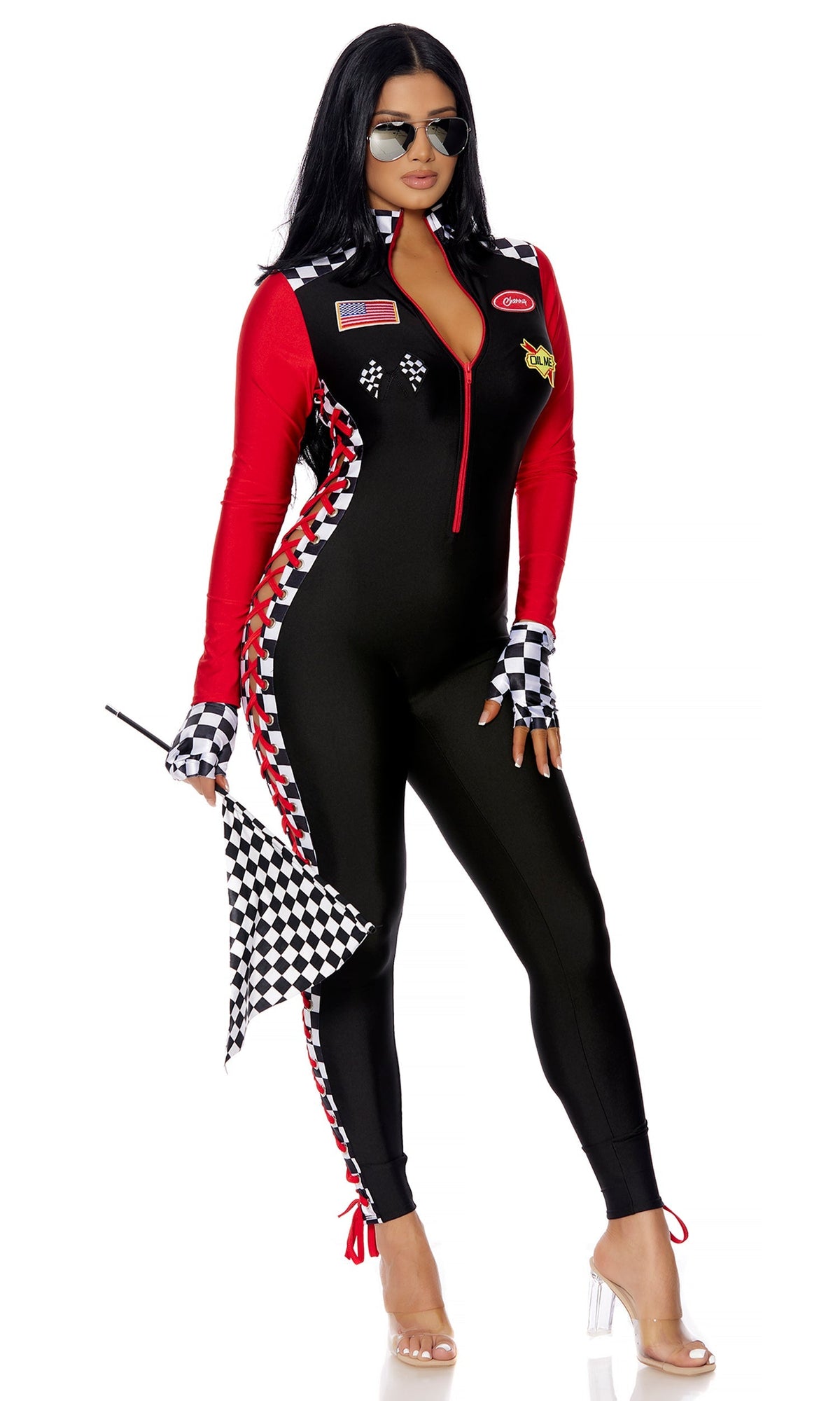 Shift Gears Sexy Racer Costume - back
