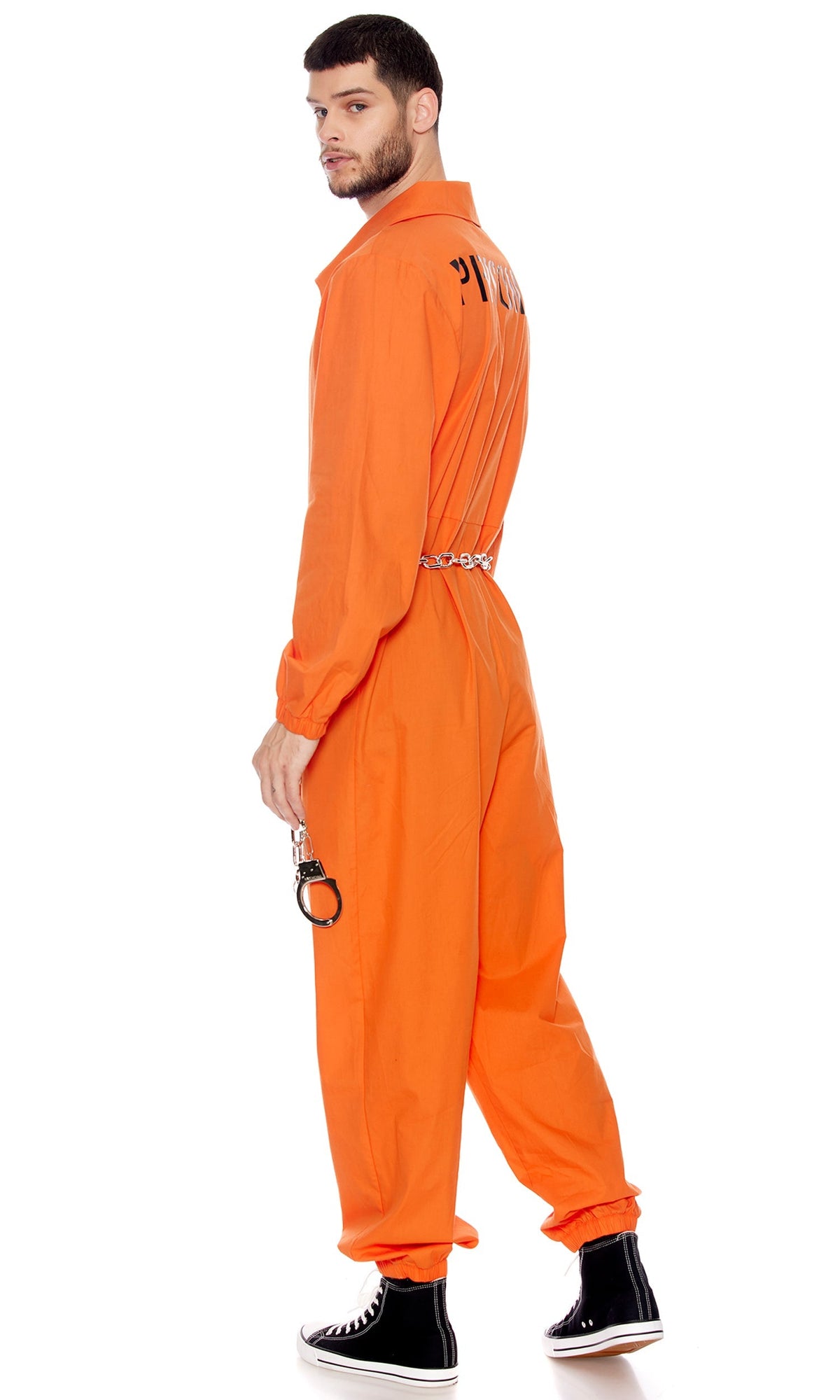 Lock It Down Men's Inmate Costume - back