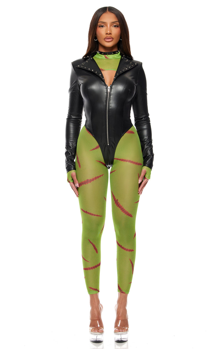 Frankenfine monster costume 1