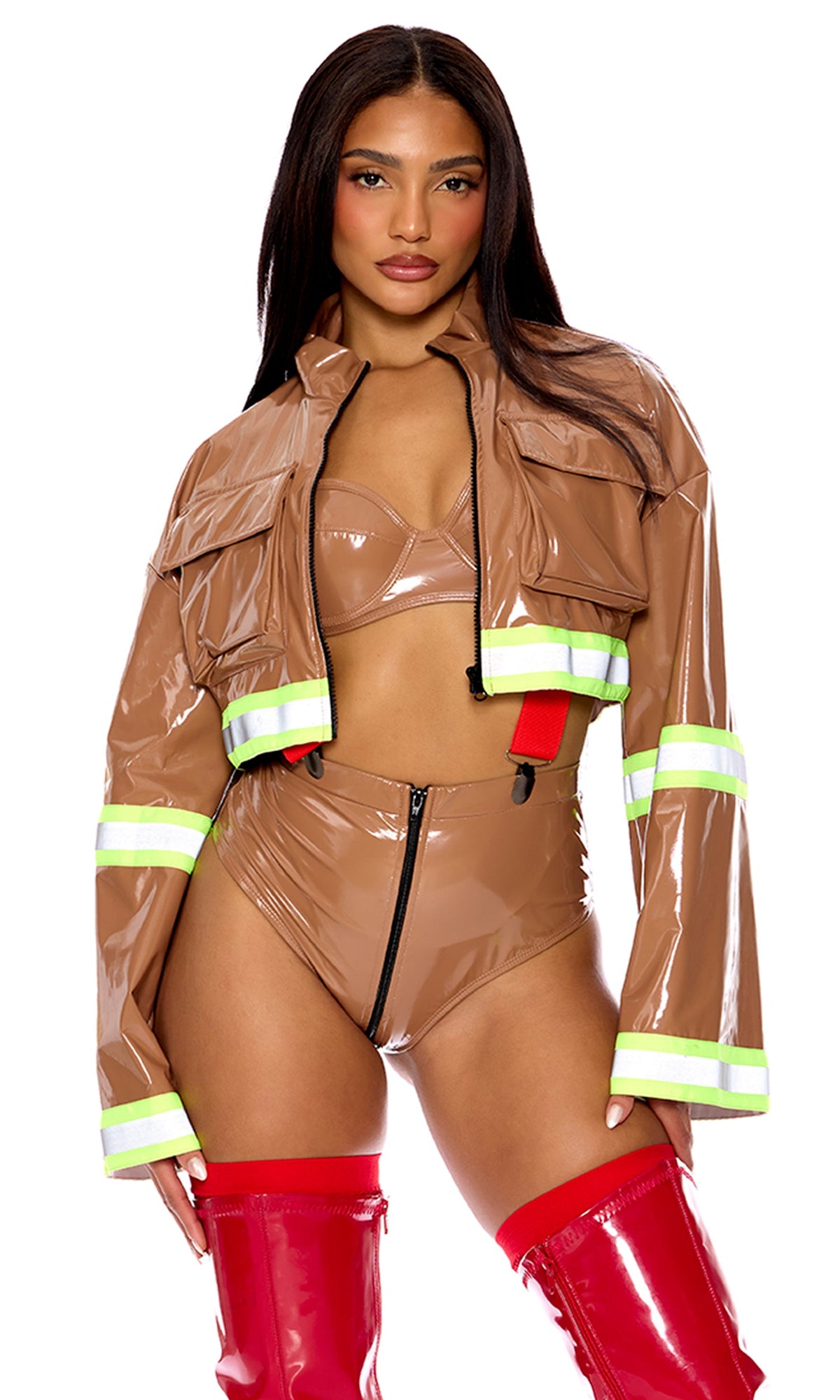 Hot Streak Firefighter Costume - front