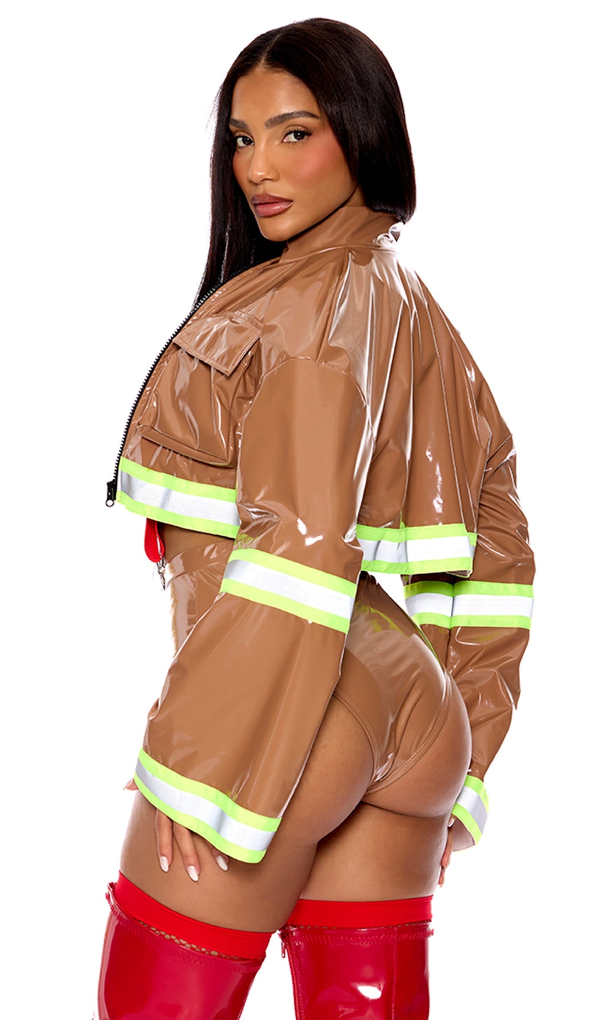 Hot Streak Firefighter Costume - side