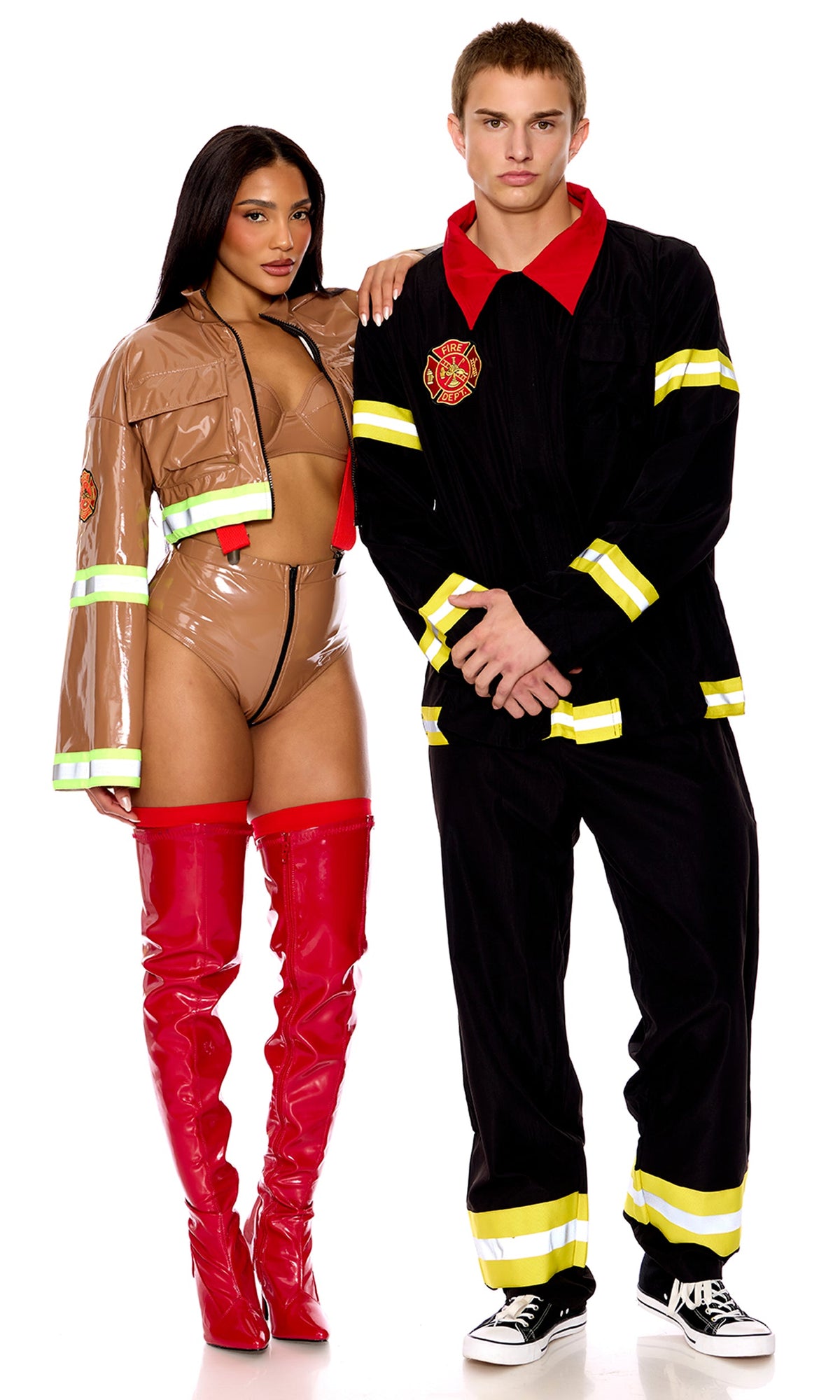 Hot Streak Firefighter Costume - styled