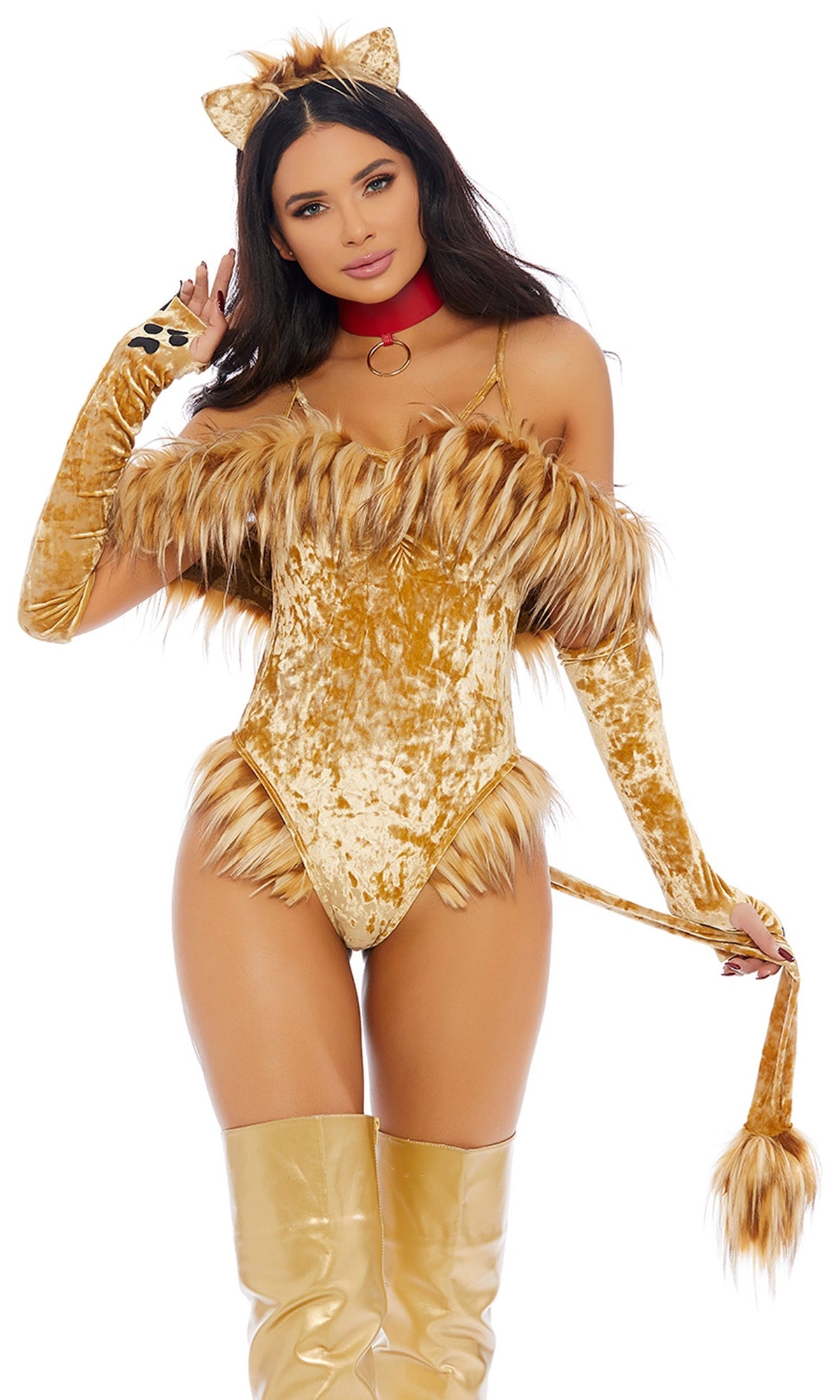 A Scaredy Lion Movie Character Costume - Tan