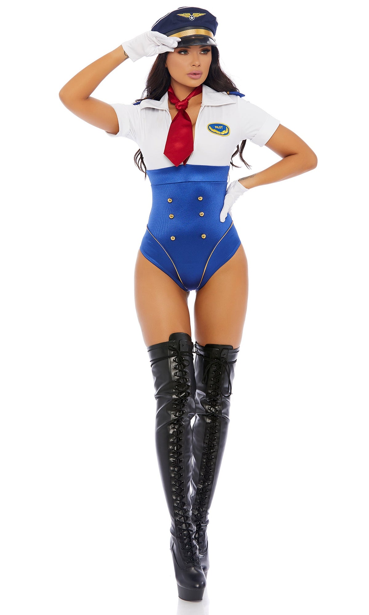In Control Sexy Pilot Costume - detail