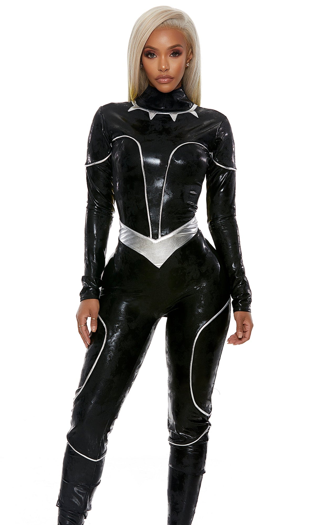Reigning Panther black costume front