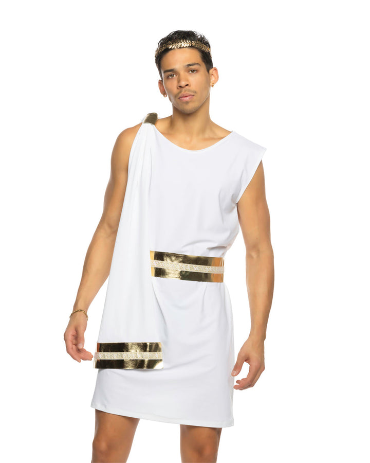 2pc Gilded Greek God