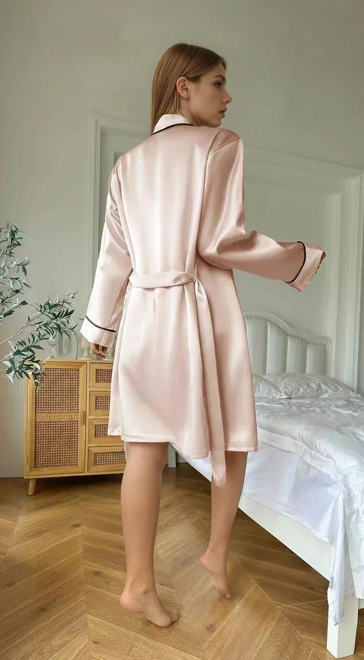 SATIN SHORTS AND CAMI SLEEP SET