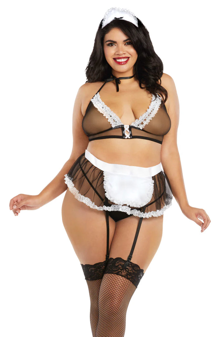 Queen Size Maid Lingerie Set