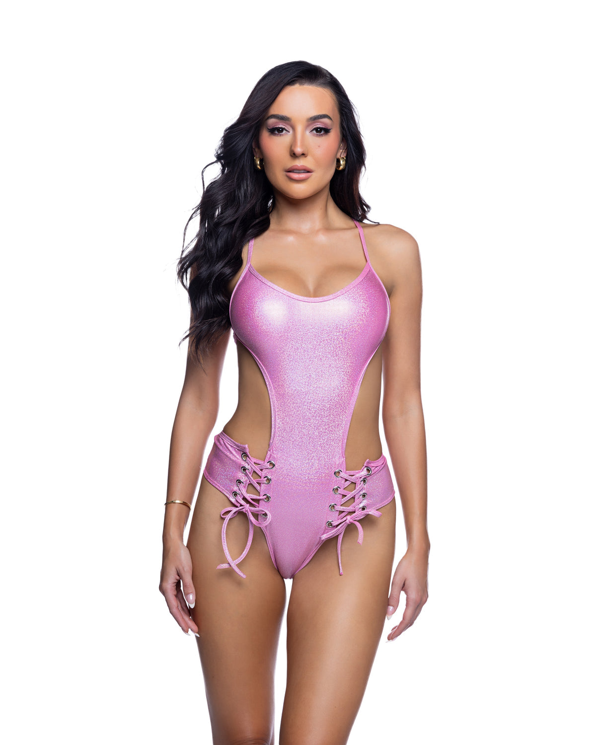 Lace-Up Festival Bodysuit