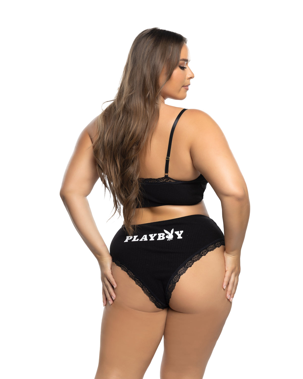 Playboy Comfy Bunny 2pc Cropped Cami Set