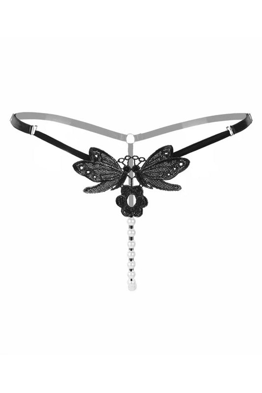 🎁 Papillon Embroidered Thong (100% off)
