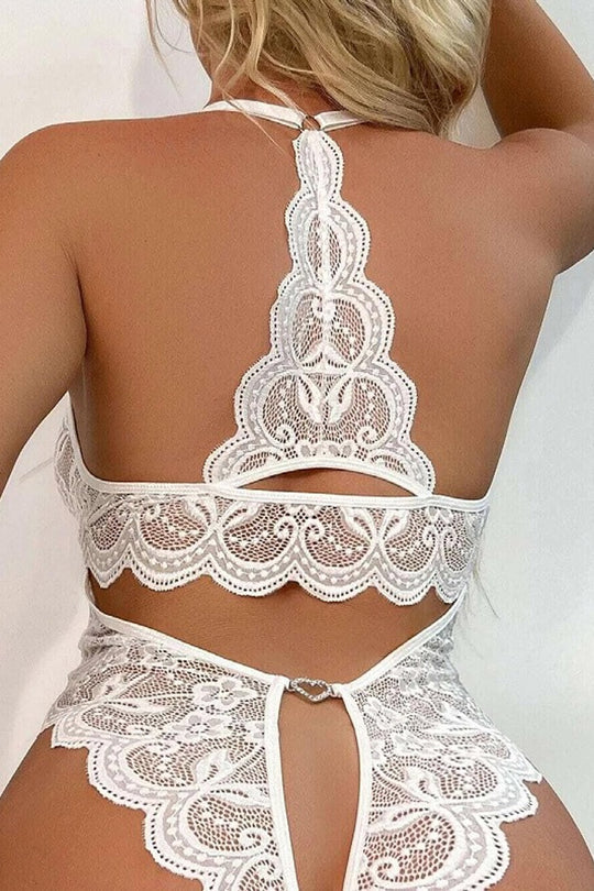 French Heart Charm Bodysuit