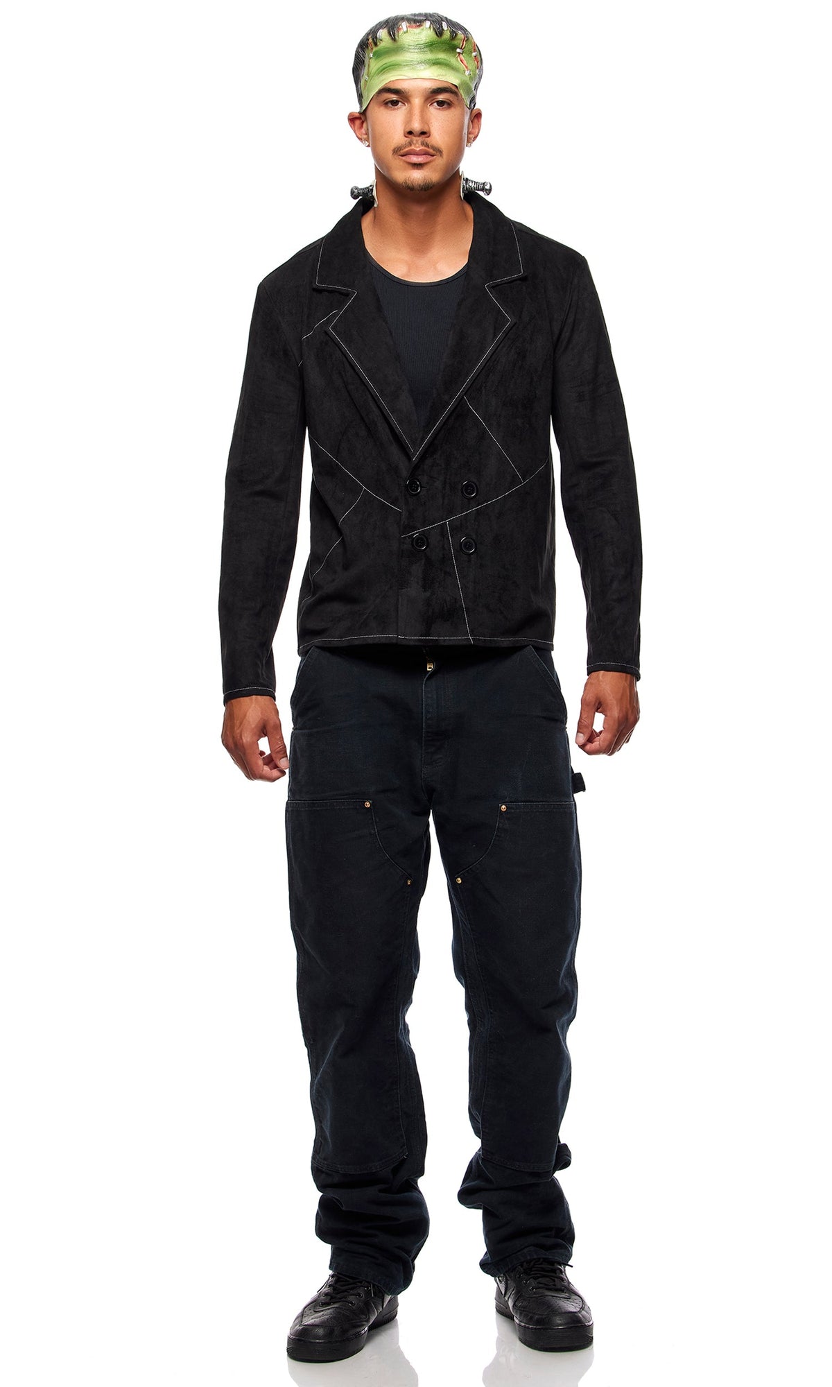 Built Different 3-Piece Men's Monster Costume Set, Black, photo 1