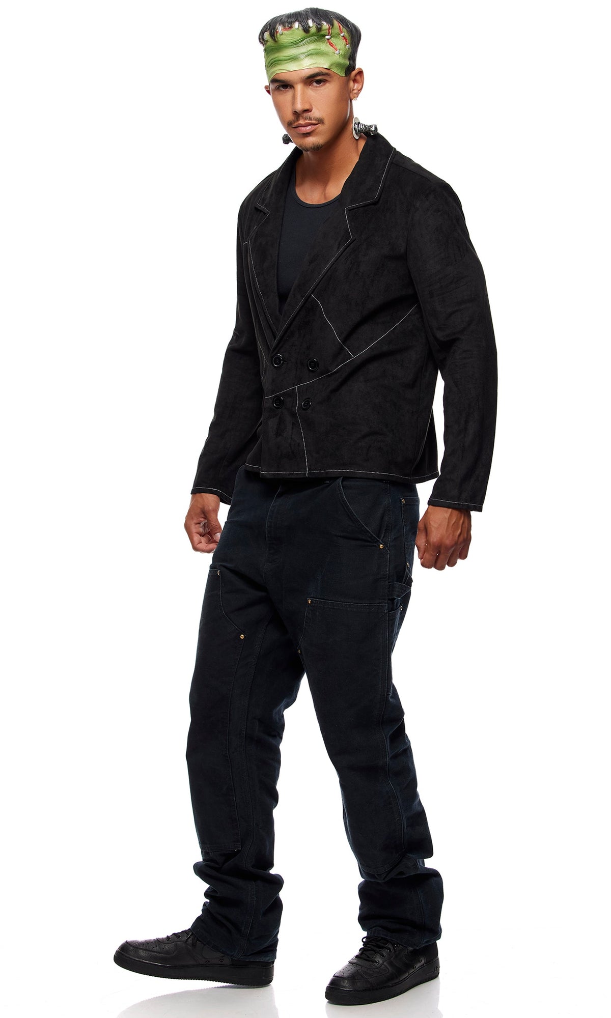 Built Different 3-Piece Men's Monster Costume Set, Black, photo 3