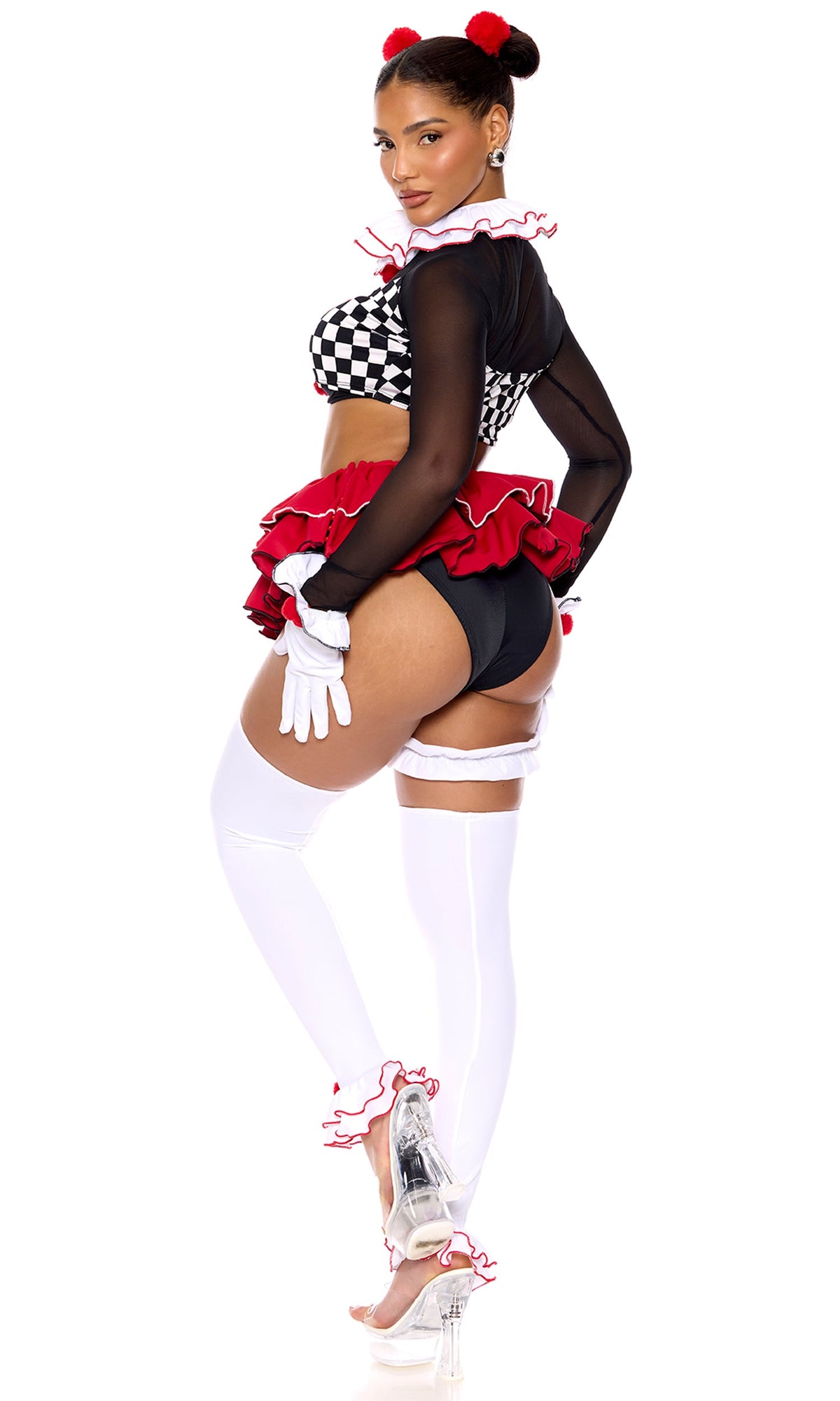 Clown Around 8-Piece Women's Circus Costume - Multicolor view 2