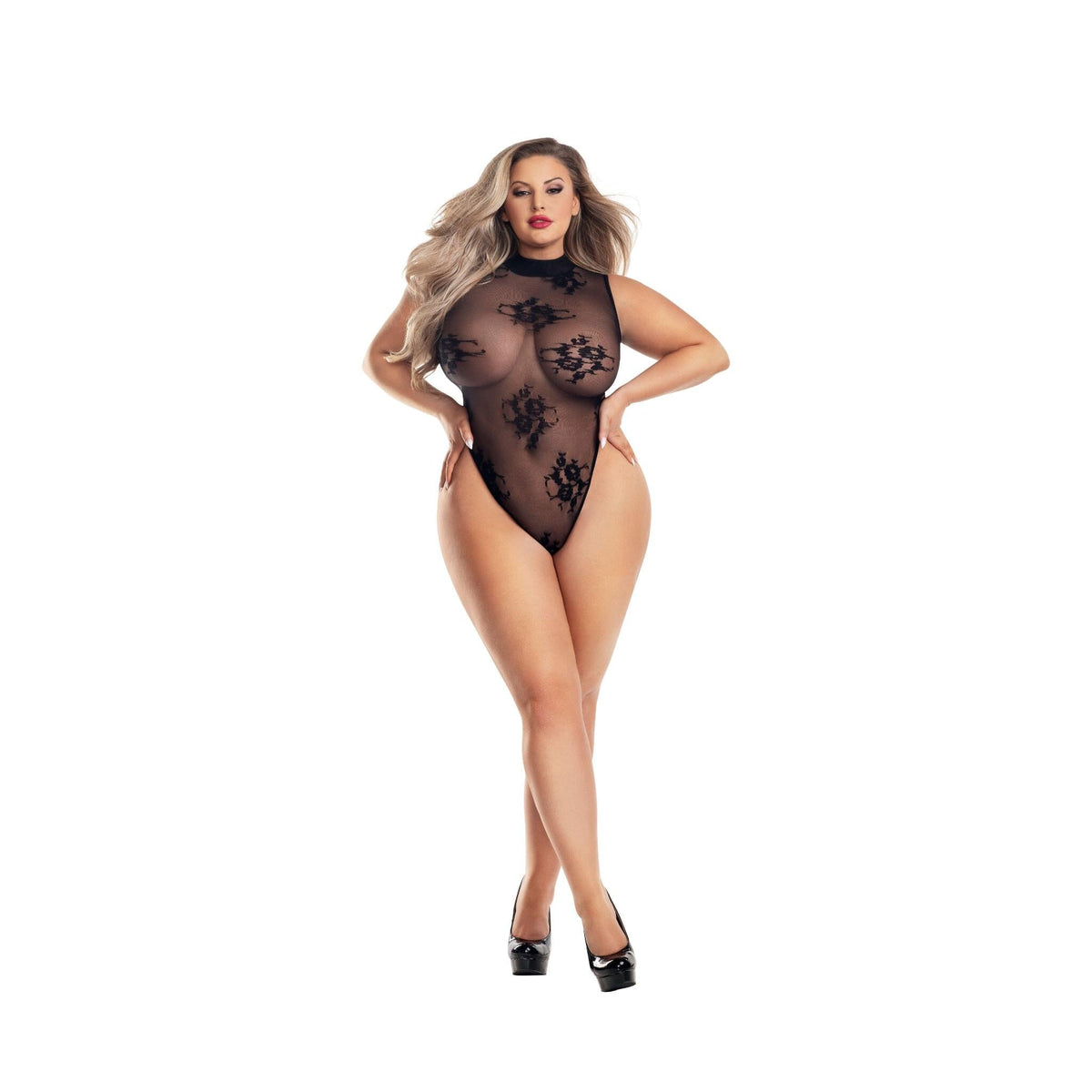Dreamgirl Plus Milan Bodystocking