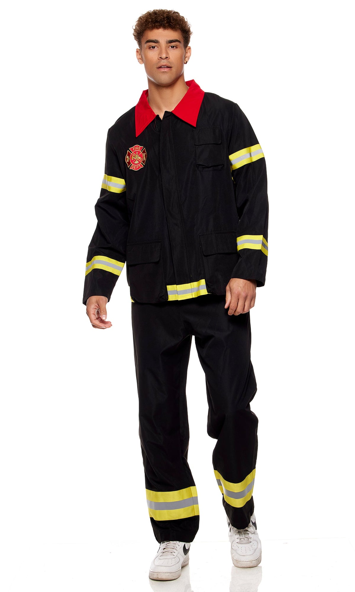 Where's The Fire 2-Piece Men's Firefighter Costume
