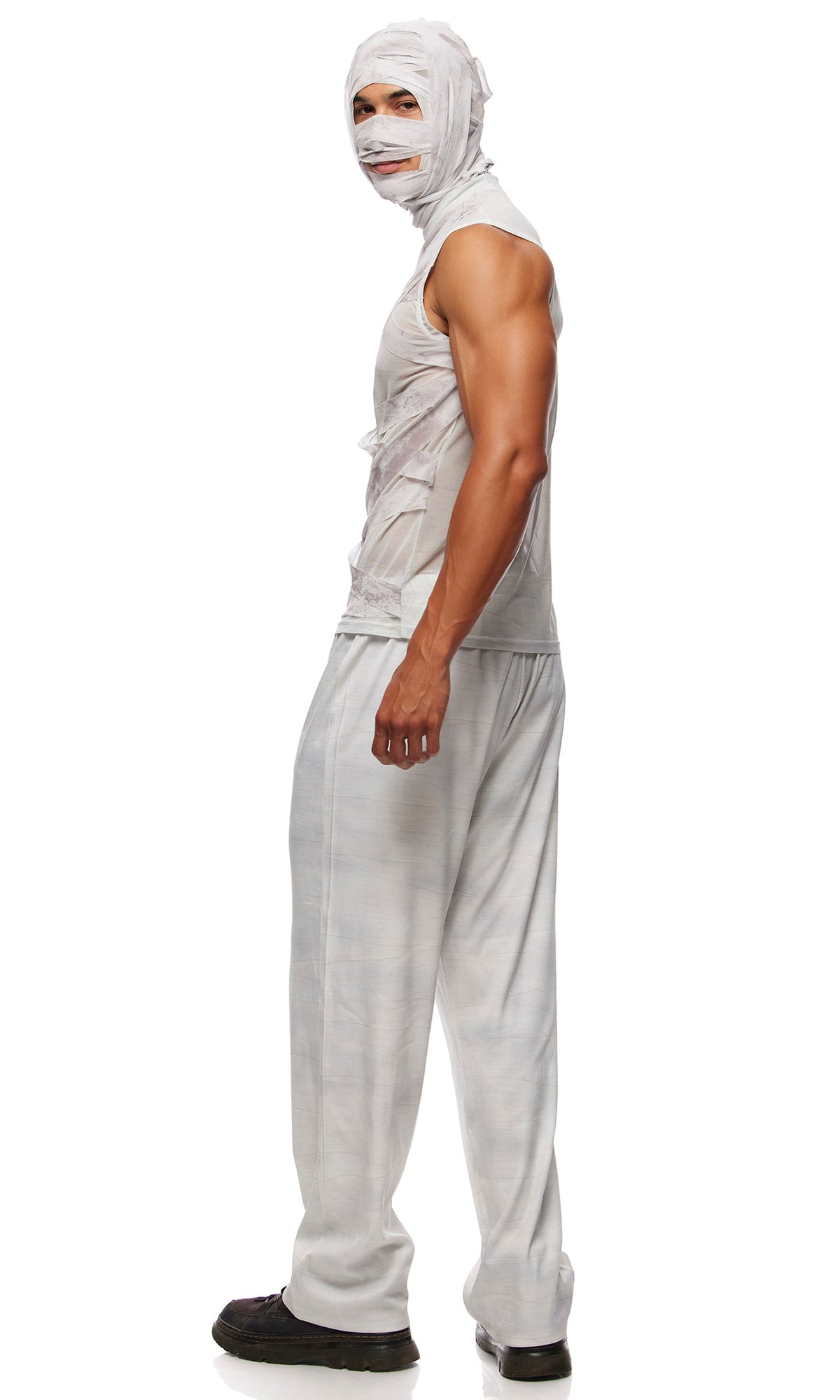 From The Tomb 3-Piece Men's Mummy Costume Set, Ivory, photo 2