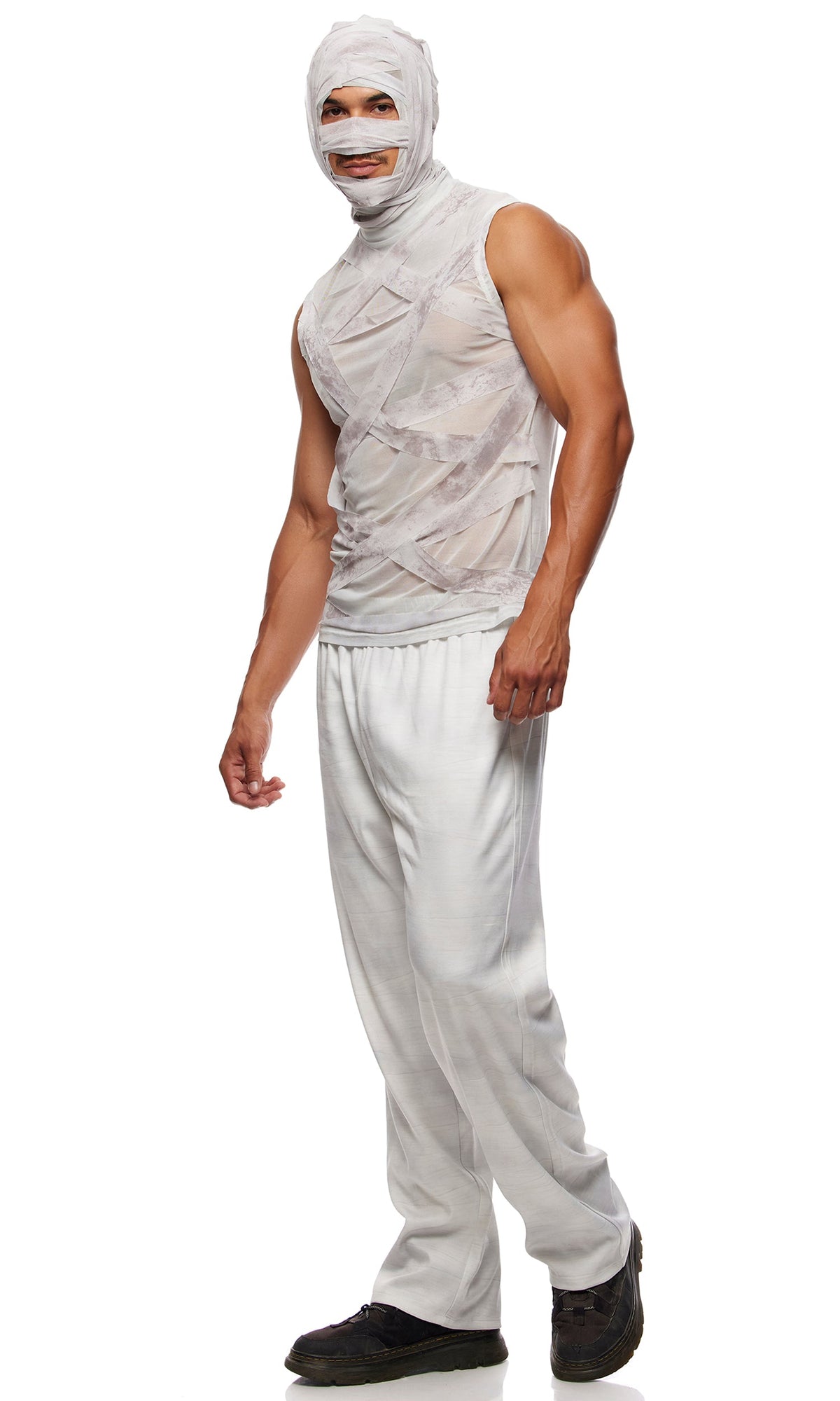 From The Tomb 3-Piece Men's Mummy Costume Set, Ivory, photo 3