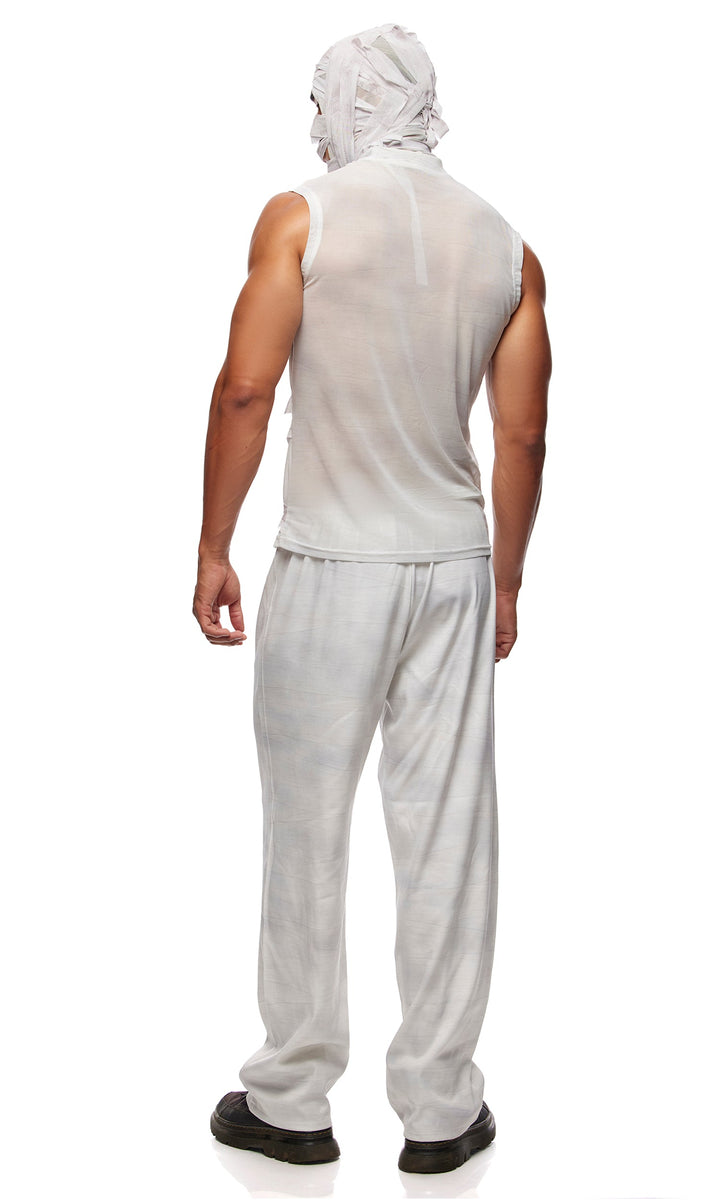 From The Tomb 3-Piece Men's Mummy Costume Set, Ivory, photo 4