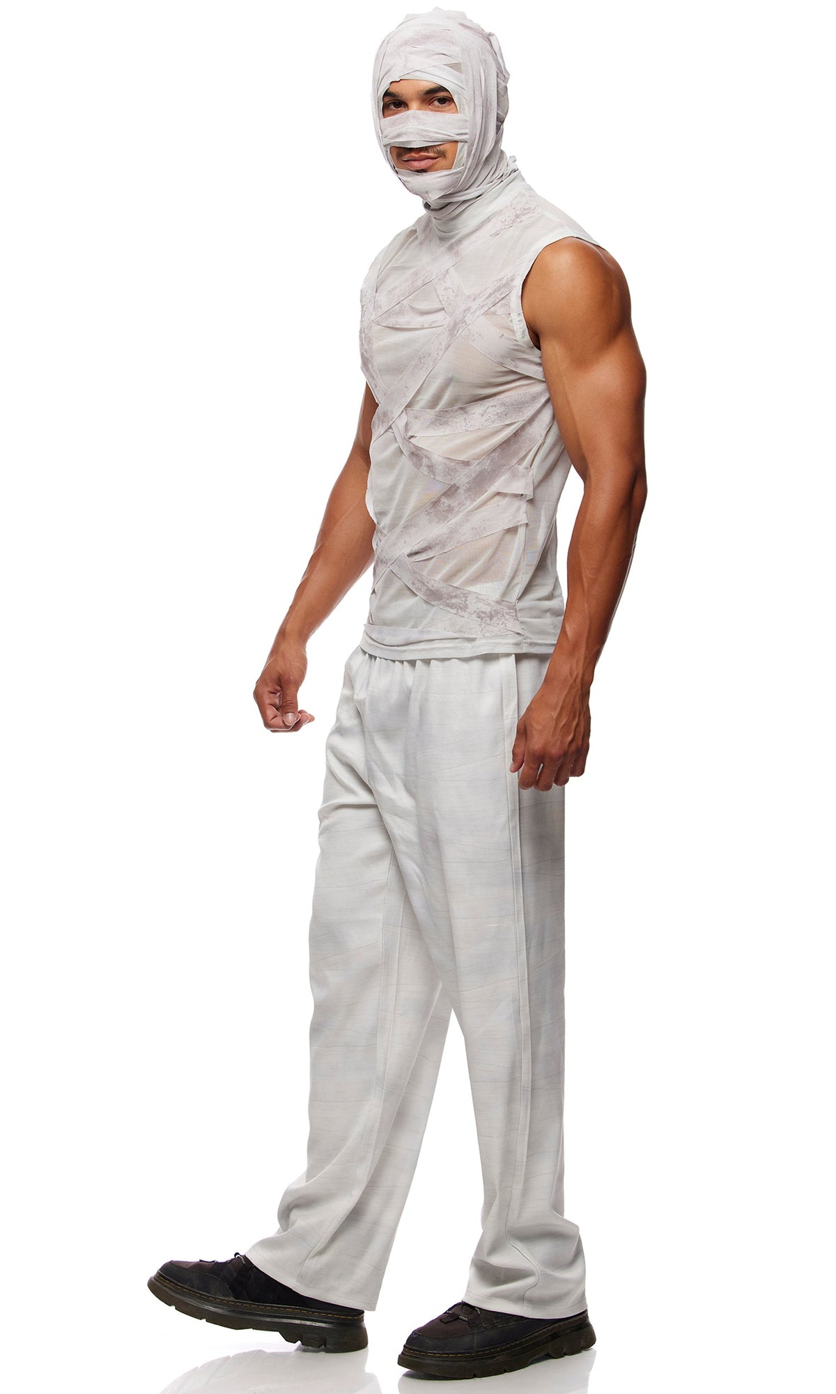 From The Tomb 3-Piece Men's Mummy Costume Set, Ivory, photo 5