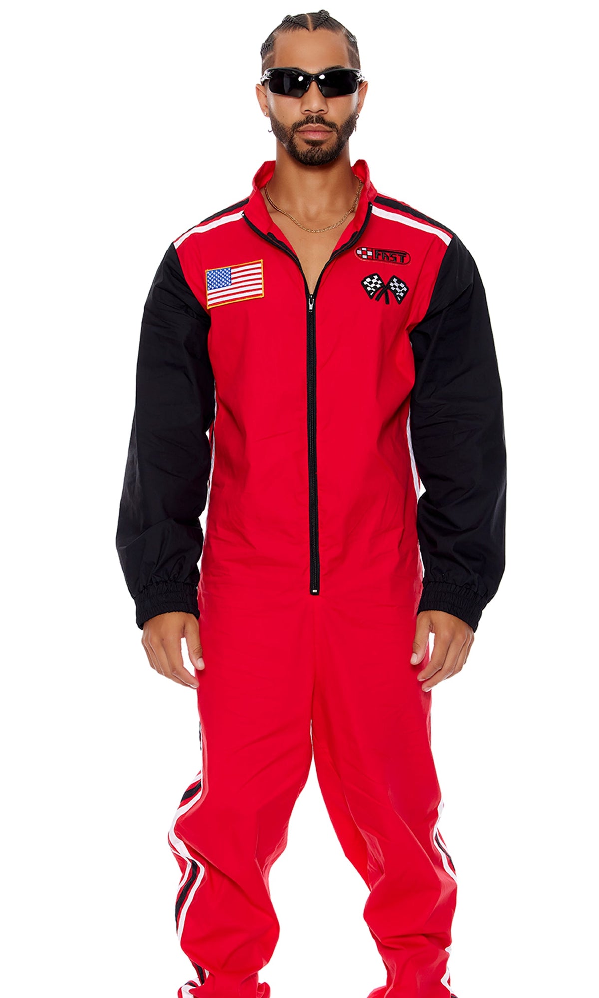 Full Throttle 2-Piece Men's Racer Costume - view 1
