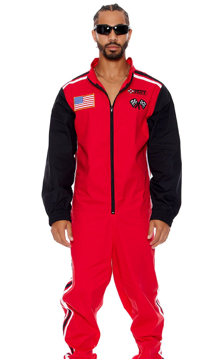 Full Throttle 2-Piece Men's Racer Costume - view 1