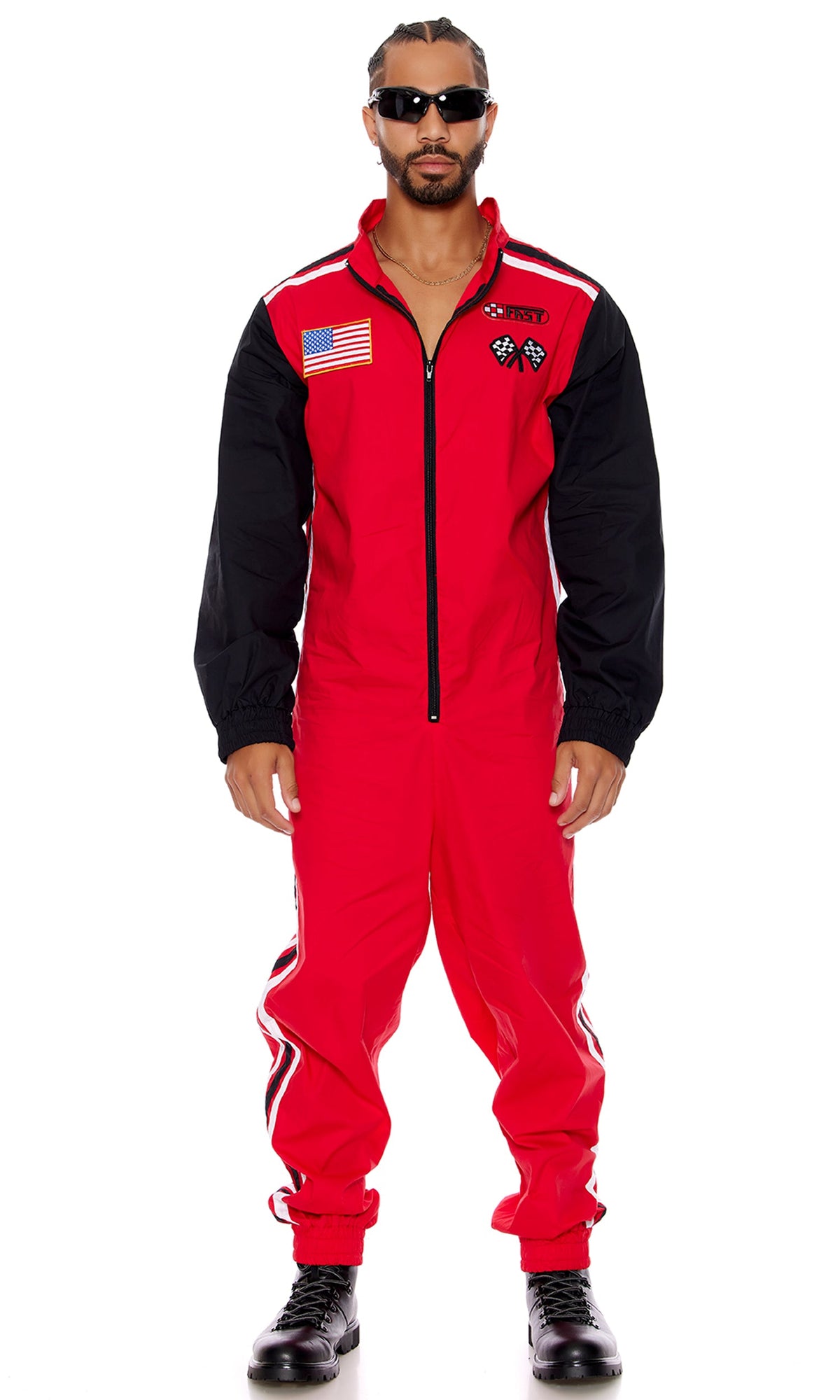 Full Throttle 2-Piece Men's Racer Costume - view 3
