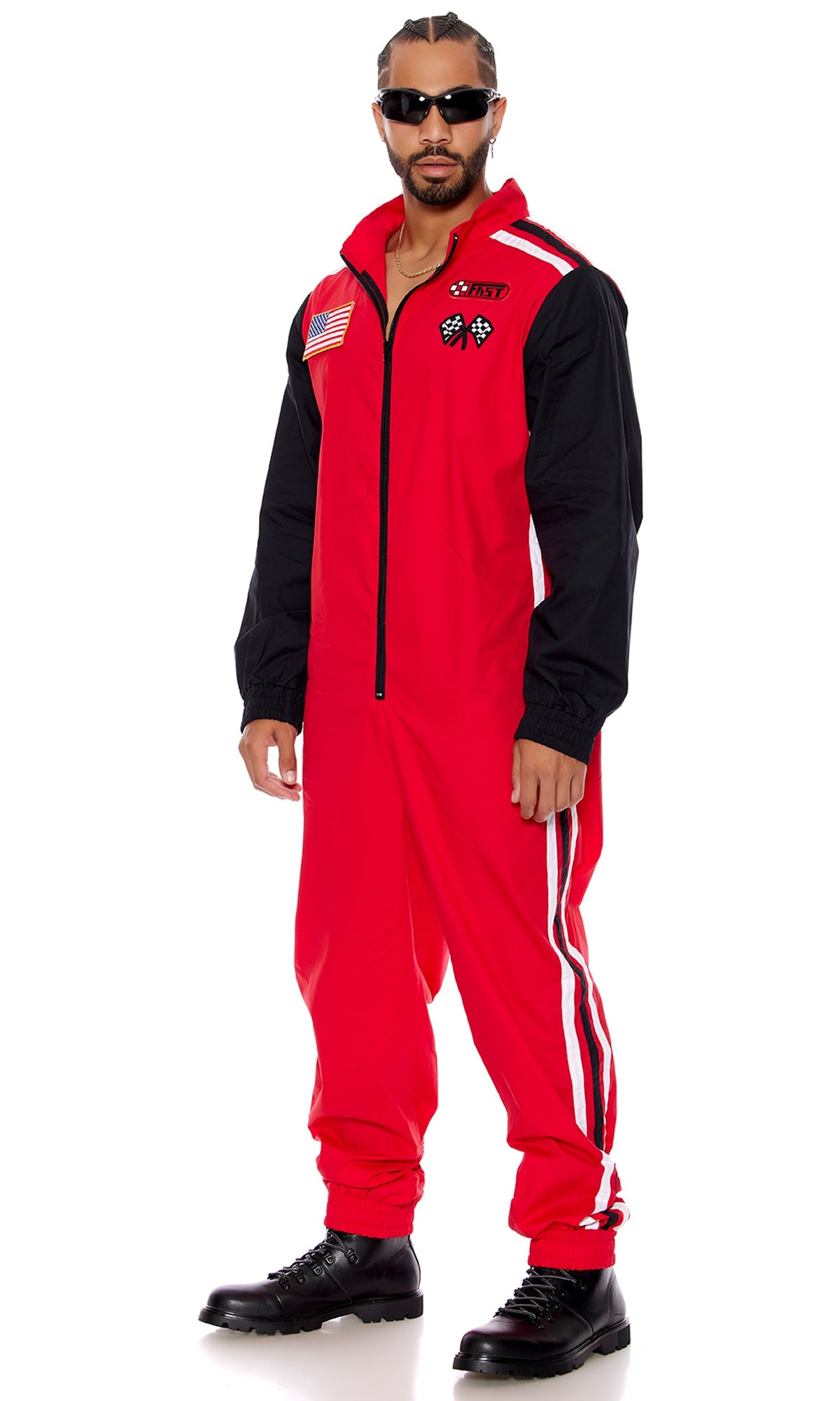 Full Throttle 2-Piece Men's Racer Costume - view 4