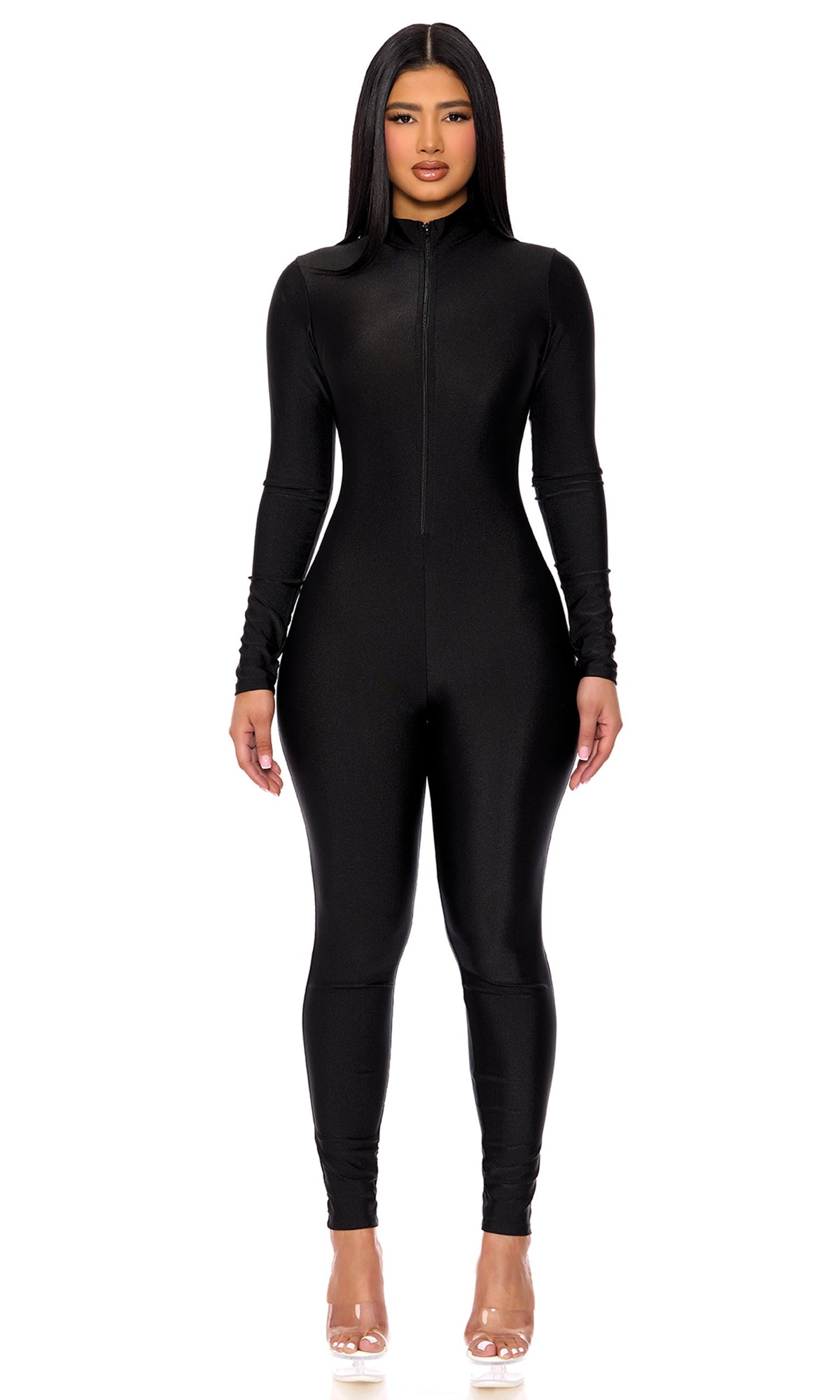 Mock Neck Jumpsuit - view 9