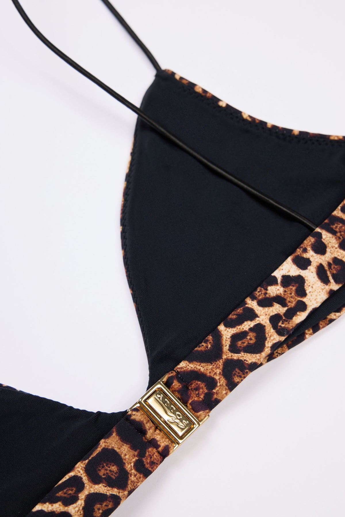 Auley Bralette Bikini Top in Leopard Print