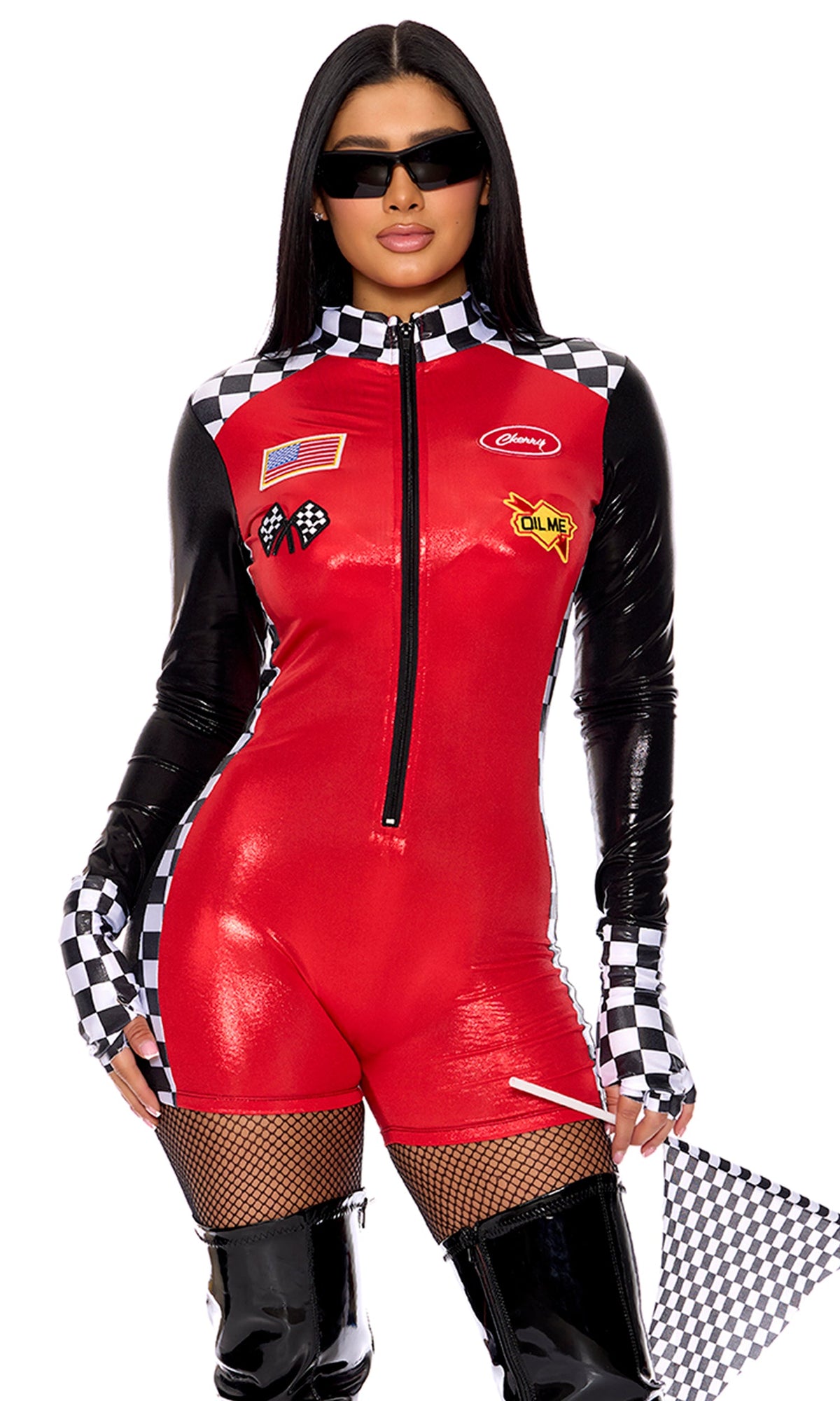 Speed Up 3-Piece Women's Racer Costume - view 1