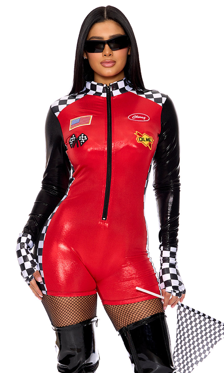Speed Up 3-Piece Women's Racer Costume - view 1