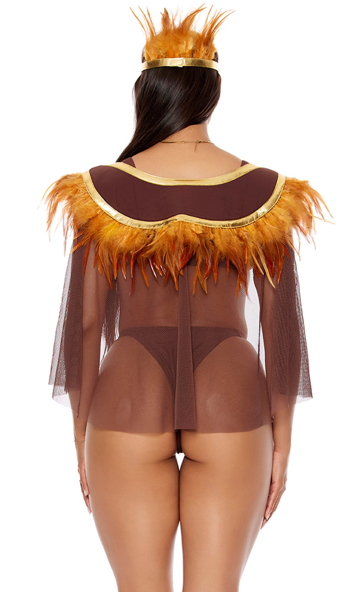 Til Dawn 6-Piece Women's Movie Character Costume, Brown, photo 2