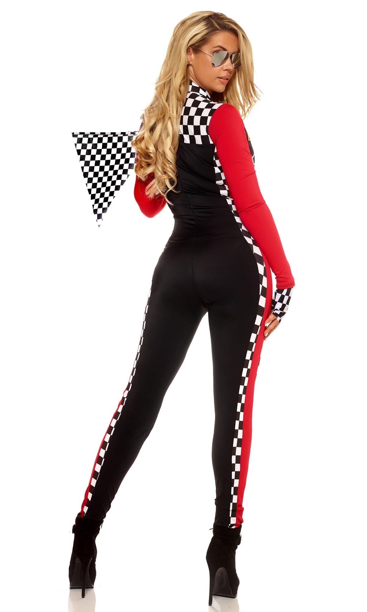 Top Speed 3-Piece Women's Racer Costume - Black view 2