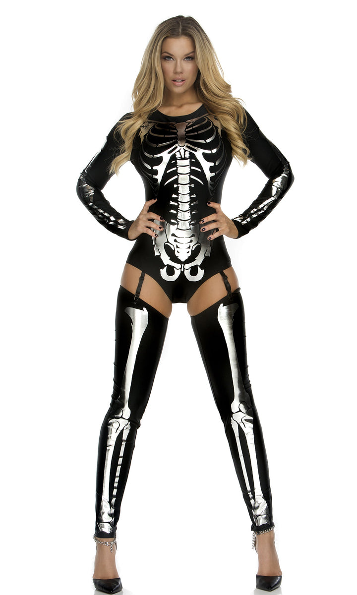 Snazzy Skeleton Sexy Costume 3